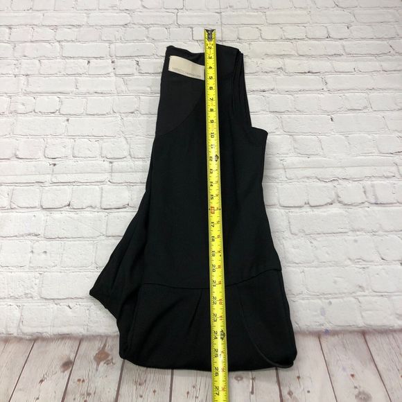 Rebecca Minkoff Women Sleeveless Jumpsuit V-Neck Size Large Black M112 -27 - Picture 8 of 16